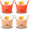 Air Fryer Baking Ramekins – Premium Food-Grade Silicone Mold Cups – Large Size, Easy Release Nonstick Bakeware Set, 4-Pack for Eggs, Muffins, Cupc...