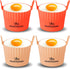Air Fryer Baking Ramekins – Premium Food-Grade Silicone Mold Cups – Large Size, Easy Release Nonstick Bakeware Set, 4-Pack for Eggs, Muffins, Cupc...