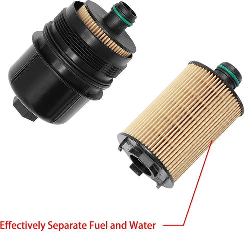 Engine Oil Filter ? Replacement for Jeep Ram 3.0L V6 EcoDiesel 2020-2021 Jeep Wrangler JL, 2021 Jeep Gladiator, 2020-2022 Ram 1500 DT ?Replaces# 6...