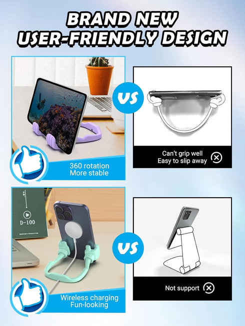 Cell Phone Stand Thumbs Up Lazy Phone Stand - 2 Pack Phone Holder 2024 College Graduation Gifts for Her Him Cellphone Phone Stand for Desk Birthda...