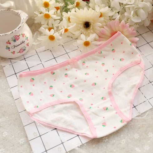 BLESSI 5 Pack Cute Cartoon Cherry Strawberry Printied Underpants...