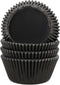 Gifbera Black Foil Baking Cups Standard Size Cupcake Liners Muffin Liner for Baking, 100-Count...