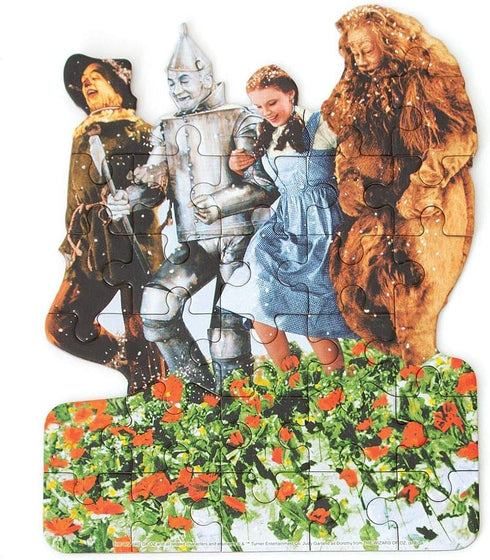 Playhouse Wizard of Oz Poppy Fields 26-Piece Die-Cut Shaped Mini Puzzle for Kids...