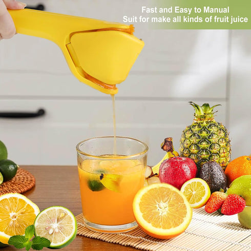 Lemon Squeezer, Effortless Manual Flat Lime Juicer Squeezer, Hand Citrus Press, Folds Design For Saving Space Storage, Easy to Make Juice From Lem...