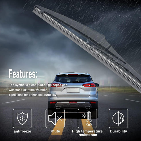 Rear Wiper Arm Blade for 2014 2015 2016 2017 2018 2019 2020 2021 Jeep Grand Cherokee Back Windshield Wiper 68197131AA...