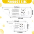 Wavwavw 2 Pcs Acrylic Quilt Binding Tool for Quilting 6 Inches and 3 Inches Measurement Quilting Ruler Quilting Tools for Binding Sewing Supplies...