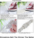 ShiDianYi Rhinestone Applique Gold Bridal Wedding Applique Crystal Pearl Diamante White Wedding Sash RA (AB Gold)...