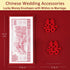 Chinese Red Envelopes for Wedding - 10 Pieces Lucky Money Envelopes with Wishes, Bride and Groom Patterns, Accessories for Chinese Wedding...