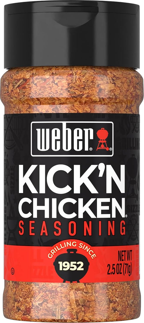 Weber Kick'n Chicken Seasoning, 2.5 oz...