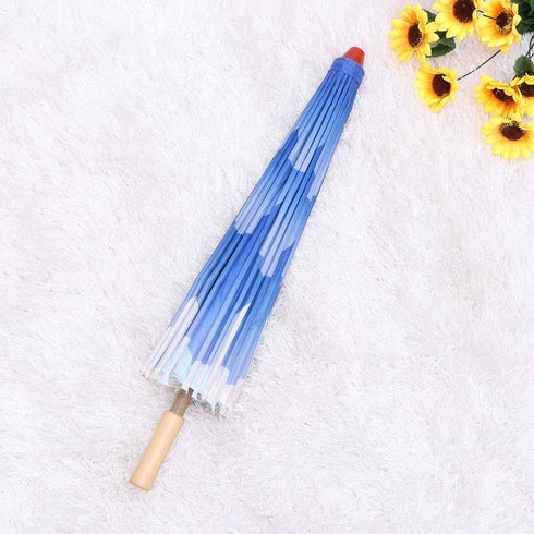 SUPVOX Oil Paper Umbrella Sunshade Umbrella Parasol Flower Paper Umbrella Handmade Paper Umbrella Photography Prop Sun Umbrella for Walking Oilpap...