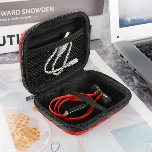 Geekria Shield Headphones Case for in-Ear Headphones, Replacement Hard Shell Travel Carrying Bag with Cable Storage, Compatible with Audio-Technic...