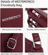 WESTBRONCO Crossbody Bags for Women, Medium Size Shoulder Handbags, Satchel Purse with Multi Zipper Pocket...
