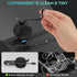Retractable Car Charger, 3 in 1 Fast Charging Car Phone Charger 50W, Mini Car Adapter with 2 Cables+1 Port Cigarette Lighter USB C Charger for App...