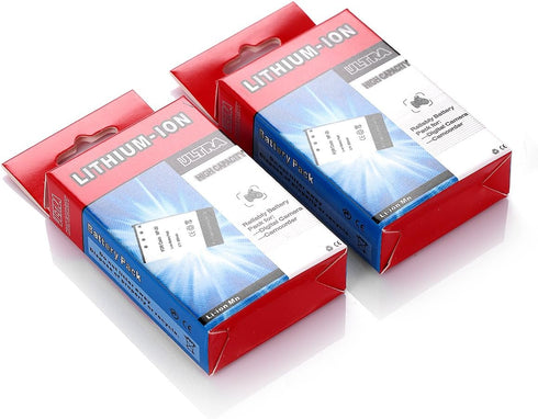 Powerextra 2 x NP-45 NP-45A NP-45B NP-45S Battery Compatible with Fujifilm INSTAX Mini 90, FinePix XP20 XP22 XP30 XP50 XP60 XP70 XP80 XP90 XP120 X...