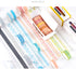 ZDOLAKIDS 8 Rolls Washi Tape Set Basic Orange Color Diagonal Stripe Plaid DIY DIY Masking Tapes Scrapbooking Supplies for Journaling Planners Jour...