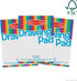 Melissa & Doug Drawing Paper Pad (9 x 12 inches) - 50 Sheets, 3-Pack - FSC Certified...