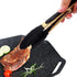 Stainless Steel Classic Kitchen Serving Food Party Gold Tongs 9" and 12" Cooking Tong with BPA Free Silicone Tips, Dishwasher Safe Serving Tools(s...