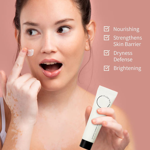 PURE’AM Authentic Barrier Cream Balm, Hydrating Face Moisturizer for Dry & Sensitive Skin, Korean Skincare Moisturizer, Vegan, 1.0 Fl Oz, 30 ml...