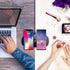 Dual Wireless Charging Mat Fast Wireless Charger iPhone Wireless Charging Pad Station Metal Qi 5 Coils 10W Large Multiple Devices Compatible with ...