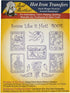 Aunt Martha's Iron On Transfer Patterns for Stitching, Embroidery or Fabric Painting, Patterns for Tea Towels/Kitchen Decor, Set of 5...