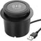 XMSJSIY Desktop Embedded Wireless Charger 3-in-1 Multifunctional Pop-Up 10W Fast Charging Wireless Charger USB Desktop Charger Dual USB Charging f...