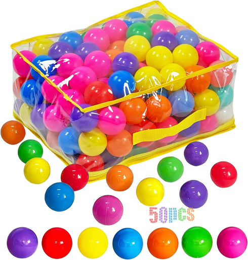 LANGXUN Soft Plastic Ball Pit Balls, Plastic Toy Balls for Kids, Ideal Gift for Baby Toddler Birthday, Ball Pit Play Tent, Baby Kiddie Pool Water ...