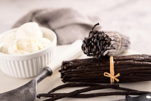 5 Organic Madagascar Vanilla Beans - Whole Extract Grade B Pods for Baking, Homemade Extract, Brewing, Coffee, Cooking...