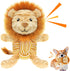 Squeaky Dog Toys, Cute Lionet with Rope for Teething, Sturdy Dog Chew Toys for Small and Medium Dogs...
