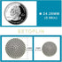 14 Pieces Metal Blazer Button Set, 18mm 23mm Silver Buttons for Blazers, Suits, Coats, Jackets...