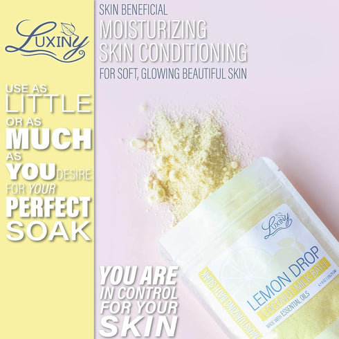 Vegan Milk Bath Soak Made with Moisturizing Coconut Milk Powder, Essential Oil, & Sweet Almond Oil, for a Bath Soak That is Relaxing & Soothing to...