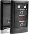 Key Fob Keyless Entry Remote Shell Case & Pad fits Cadillac 2008-2013 CTS, 2007-2009 SRX, 2008-2011 STS...