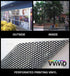 One-Way Perforated Vinyl Privacy Window Film Adhesive Glass Wrap Roll (0.5ft x 54 Inches)...