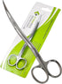 1 EA Professional Large Double-Curved Machine Embroidery Scissors - 6" Double curved bent handle -Stainless Steel Embroidery Scissors Supplies...