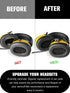 PROHEAR FEP01-1Pair Replacement Foam Ear Pads (Upgraded) for 3M WorkTunes Connect(90543, 90544, 90542, 90541), ZOHAN EM042 Radio Headphone, PROHEA...