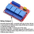 2PCS 4 Channel 24V Relay Module with Optocoupler High or Low Level Trigger Expansion Board for Raspberry Pi Arduino...