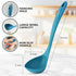 Zulay Kitchen Soup Ladle – Ergonomic, Heat-Resistant & Versatile for Serving Soup, Chili, Gravy & More - Sky Blue...