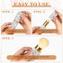 2 Pcs Bling Rhinestone Makeup Brushes Kabuki Brush Retractable Crystal Face Makeup Brushes for Travel Cosmetic Beauty Tool for Foundation Powder B...