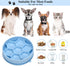 Silicone Slow Feeder Dog Bowls for Small Dogs/Medium Sized Dog - Slow Feeder Cat Bowl Wet Food/Dry Food - Cat Slow Feeder Bowl - Slow Cat Feeder B...