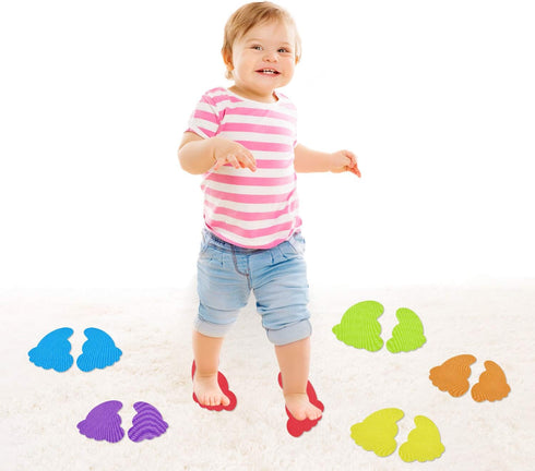 Outus 48 Pieces Feet Carpet Markers Foot Shaped Carpet Kids Spots for Classroom Carpet Markers Teacher Supplies for Classroom Rug Student (Classic...
