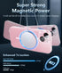 FNTCASE for iPhone 15-Plus Phone Case: Magnetic Clear Military Shockproof Anti Yellowing Slim Phone Cover with Camera Lens Protector & Screen Prot...