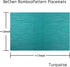 Vinyl Placemats Washable Table Mats Easy to Clean Woven Placemats for Kitchen Dining Table Set of 4 (Turquoise)...