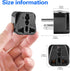 3 Pack US Travel Plug Adapter, EU/UK/AU/in/CN/JP/Asia/Italy/Brazil to USA (Type B), 3 Prong Grounded USA Wall Plug Wall Outlet Power Charger Conve...