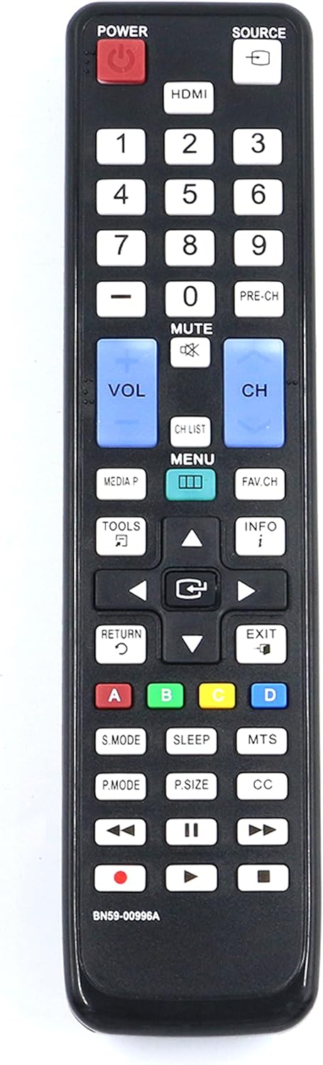 BN59-00996A Replaced Remote Controller fit for Samsung Tv LN32C540 LN37C530 LN40C530 LN46C530 LN46C540 LN52C530 PL50C530 PN50C530 PN50C540 PN58C54...