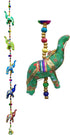 Rastogi Handicrafts Five Elephant Hanging Layer Decorative Wall Hanging, Multi Color, Traditional, Diwali, Wedding...