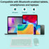 Bluetooth Keyboard and Mouse Combo Ultra-Slim Portable Rechargeable Compact Wireless Mouse Keyboard Set for Pad/iPad Pro/iPad Mini/iPad Air Mac OS...