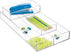 iDesign Clarity Plastic Drawer Organizer for Vanity, Countertop, Bathroom, Kitchen and Cabinet Storage, 8" x 4" x 2", Clear...