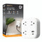 GE UltraPro 3-Outlet Surge Tap with USB, Outlet Extender, 1 USB-A, 1 USB-C, Adapter Spaced, for Home or Office, 900J, White - 81787...