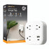 GE UltraPro 3-Outlet Surge Tap with USB, Outlet Extender, 1 USB-A, 1 USB-C, Adapter Spaced, for Home or Office, 900J, White - 81787...