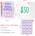 $1000 Savings Challenge Binder Money Saving Challenge Mini Budget Binder with Cash Envelopes Reusable Budget Book with Cash Envelopes Envelope Sav...
