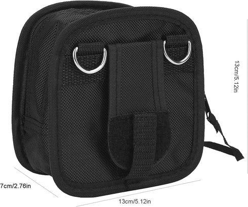 Bags for Cameras and Photographic Equipment, Camera Lens Filter Carry Case, 9-Pocket Lens Filter Wallet Pouch Bag Travel Holder Belt Bag with Deta...